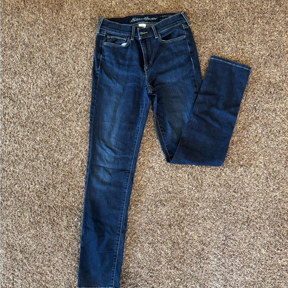 Eddie Bauer Women's Dark Indigo Skinny Jeans